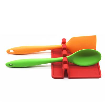 China Viable Viable Made Of High Quality Materials Safety Silicone Waterproof Pot Scoop Holder for sale