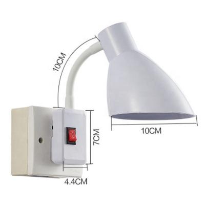 China Screw Table Lamp Screw Mouth Night Socket Night Light Socket Bedroom Orbit Wall Lamp Lamp Holder for sale