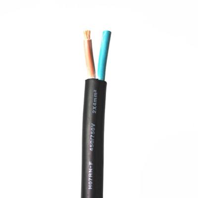 China European Standard H07RN-F Brown-Blue Two-Core Deep Water Rubber Underground 4 Two-Core Power Supply Sheath Square Line Black Cable for sale