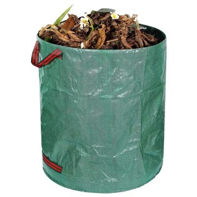 China Durable Durable Outdoor Garden PP Waterproof Pop Up Garden Trash Lawn Leaf Bag for sale