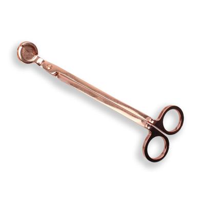 China Durable Finely Treated New Design Antique Bronze Candle Scissors Wick Trimmers for sale