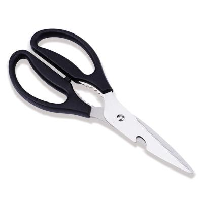 China Kithchen Multifunctional Scissors White Kitchen Tools Stainless Steel Sharp Blade Multi Function Kitchen Meat Scissors for sale