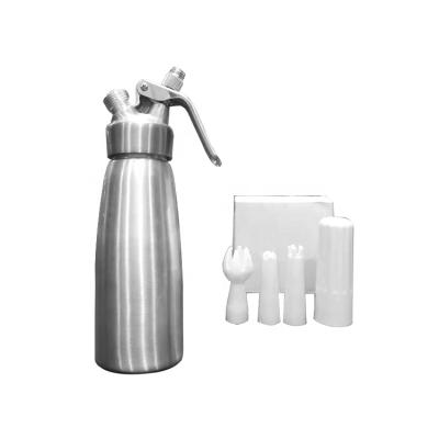 China Sustainable 250ml Hand Whipped Cream Dispenser Cream Whipper Whipped Cream for sale