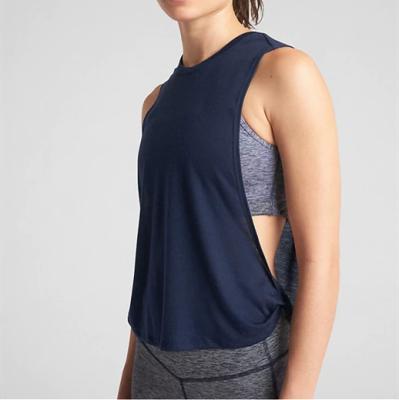 China as mulheres afrouxam das mulheres respiráveis sem mangas do gym da camiseta de alças a camiseta de alças fraca à venda