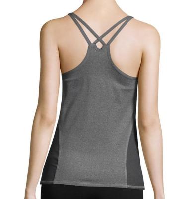 China High quality nylon spandex performed quick dry tank top dry fit gym wear for sale