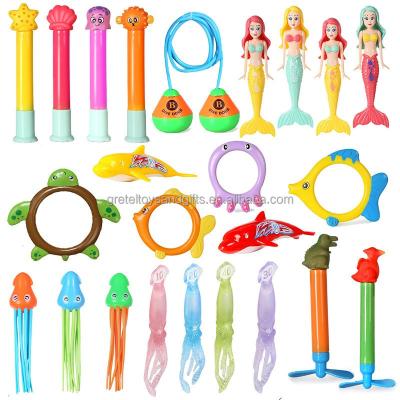 China Wholesales Summer Water Toys PVC Rings Swimming Pool Funny Diving Game Mini Underwater Swim Training Toy For Kids Teenagers DT-01 for sale