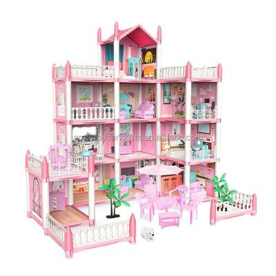 China DIY TOY 2022 New Arrivals Doll Room Miniatures Diy Girls Room For Kids Pretend Playset House Toys Children Furniture Toys Baby Toy for sale