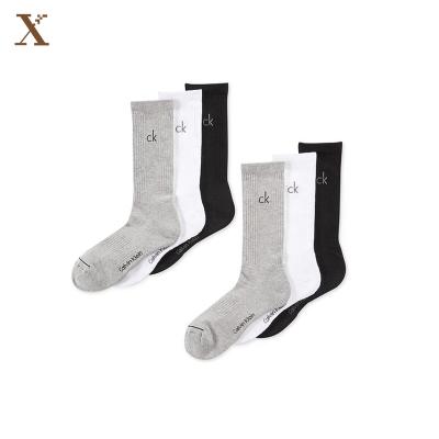 China XX-A 021 QUICK DRY Mens Crew Gray Athletic Socks for sale