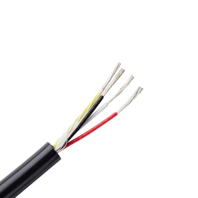 China 4 Core CUSTOM Composite Cable High Voltage Temperature 600V Silicone Sheath for sale