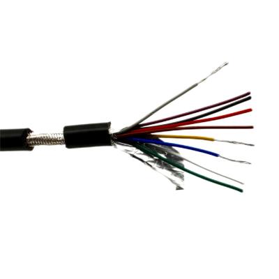 China HEAT 180 C MS 9 Core Multi Core Ul4600 / Ul4622 Double Shielded Silicone Sensor Cable for sale