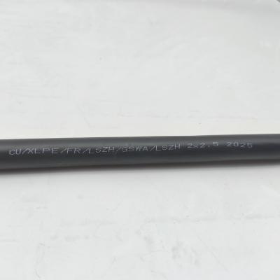 China Instrumentation Cable CU/XLPE/FR/LSZH/GSWA/LSZH 2x2,5 for sale