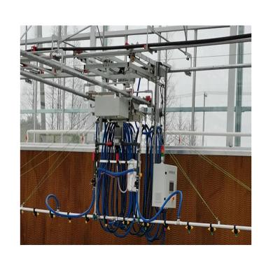 China Greenhouse Seedling Growing Transportable overhead irrigation and spraying system for greenhouse for sale