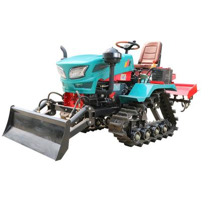 China Farming Soil Recommendation Farm Machinery Equipment Crawler Agriculture Tractor Mini Cultivator for sale