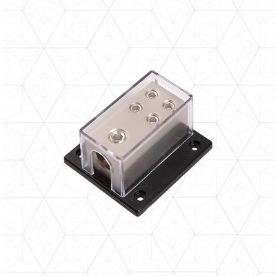 China DB-12 1X0GA input/4X4GA Amp Distribution Plate Vehicle Cable Splitter Adapter Connector Auto High Quality Output Power Switch for sale