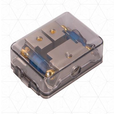 China Aircraft 2AFS-2 1X4GA input/2X8GA output AFS car audio refitting fuse holder adapter distribution junction fuse holder for sale