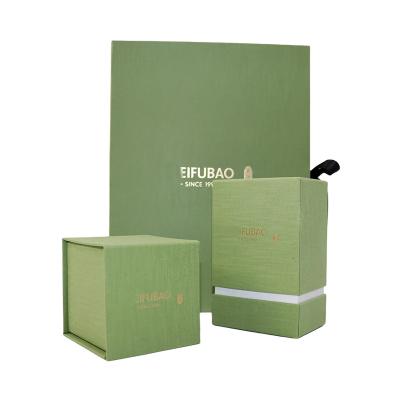 China FUHING Materials Custom Rigid Cardboard Cosmetic Packaging Paper Box Set Recycled Lid And Raw Paper Box Flip Top Paper Box for sale