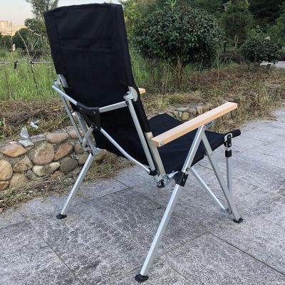 China Durable And Simple Portable Folding Lightweight Aluminum Folding Sea Beach Chair Portable Camping Beach Fishing Folding Chair for sale