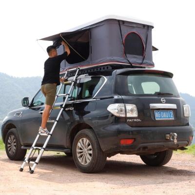 China Camouflage Game 4x4 Offroad Camping ABS Top Tent / Field Shell Rooftop Tent Camping Car Foldable Hard Top Car Roof Top Tent for sale