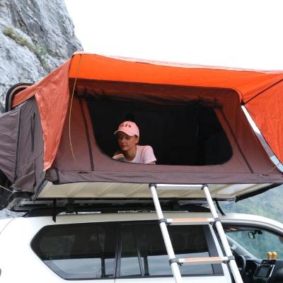 China Camouflage Game 4wd Roof Tent Shell 4 Top Tent/Car Top Hard Shell Roof Top Shell Tent Aliminum People Field With 270 Tent for sale