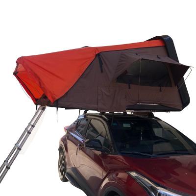 China Camouflage/Field 4x4 Game Off Aluminum Shell Hardshell Camping SUV Top 4 Person Roof Top Tent Road Car Roof Hard Top Roof Tent Aluminum Ladder for sale