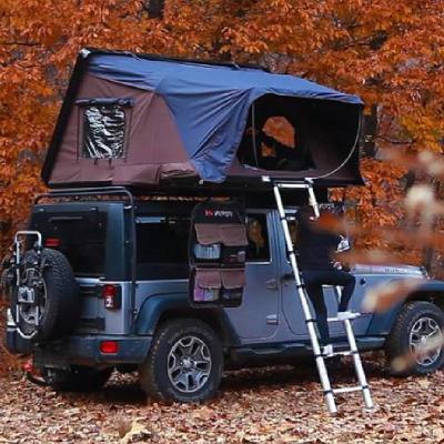 China Camouflage Game 4wd Roof Top Tent / Car Offroad Top Hard Top Roof Top Tent Shell Folding Camping Truck 4x4 Field Tent for sale