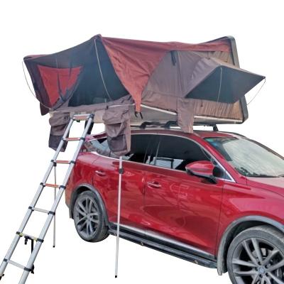 China Camouflage Game Camping 4wd Top Tent Hard Shell Rooftop Tent/Outdoor Car Foldable Hard Open Roof Vehicle Shell Field for sale