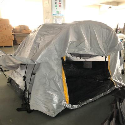 China Waterproof Camouflage Game Truck Camper Tent / Outdoor Roof Top Tent Motorhome Camper Field for sale