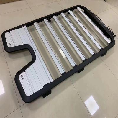 China Car Roof Luggage Carrier Basket Aluminum Lightweight Aluminum Roof Rack For Land Rover Defender 2020 110 for sale