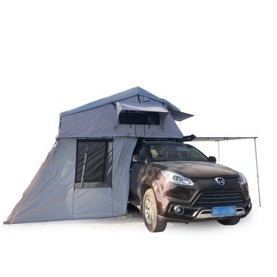 China Extended Type 2021 Hot Selling 4x4 Roof Top Tent 4wd Campervan Foldable Roof Top Tent Top Side Tent With Annex Room for sale