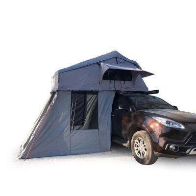 China Extended Type Soft Shell Purchase Soft Top Roof Top Tent SUV 4WD 4x4 Car Top Tent With Annex Part for sale