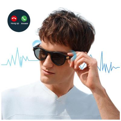 China Automatic power-on& New Fashion Anti-blue Stop Film Sunglasses Polarized BT Smart Glasses For Iphone for sale