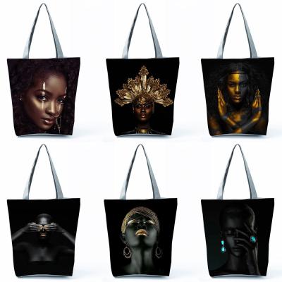 China Retro Tote High Capacity Portable Shoulder African Art Gold And Silver Women Fashion Handbags New Trend Casual Hippie for sale