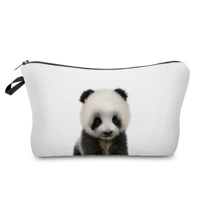 China Bag Women Cute Makeup Bag Fashion Portable Casual Cosmetic Bag Animal Wholesale Lightweight Storage Organizer Custom Photo Printing Photo ID Model for sale