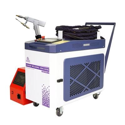 China 1000w 2000w 3000w handheld fiber welder handheld cutter cleaning 3 in 1 steel metal water cooling laser welding machines price for sale