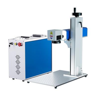 China 20W 30W 50W air cooled portable raycus fiber laser marking machine price for jewelry for sale