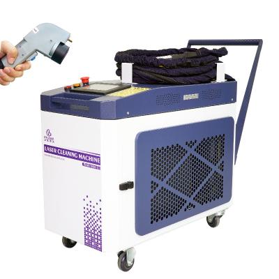 China Stainless Steel C Continuous Price 1000W 2000W Fiber Laser Cleaning Machine Handheld Paint Rust Removing Remover Machine for sale