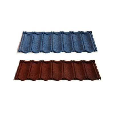 China Modern Bond Tile Roof Material Stone Coated Roofing Tiles Sheet Color Stone Coated Mental Roof Tile for sale