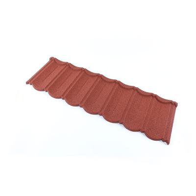 China Modern Types Of Colored Ceramic Bond Roof Tiles Stone Coated Material Tile Anti Corrosion for sale