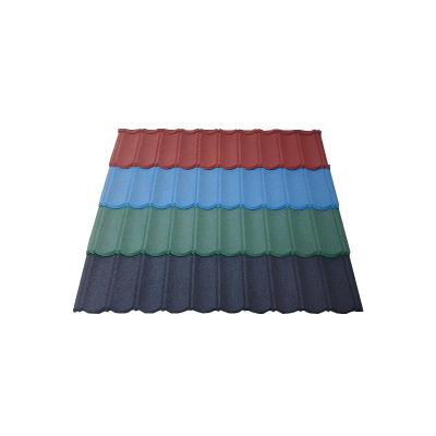 China Modern Bond Tile Roof Material Roofing Tile Stone Coated Metal Roof Tiles Price for sale