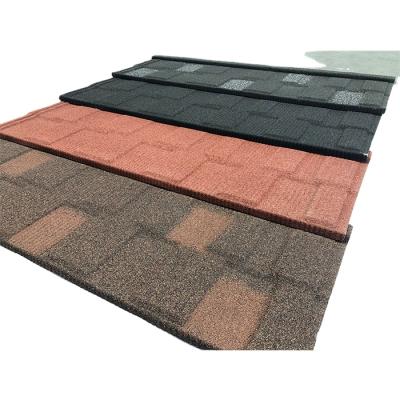 China Modern Roofing Shingle Tiles Metal Stone Coated Roof Tiles Korea Stone Roof Tiles for sale