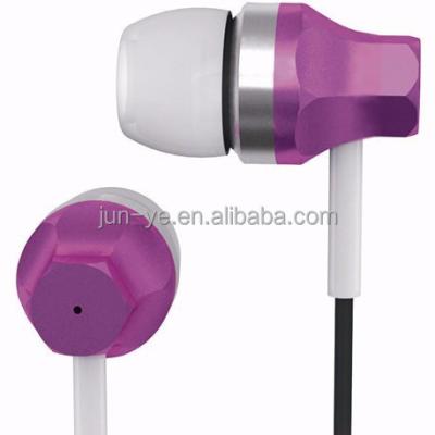 China In-ear 1.2m Cable Metal In Ear Earphone 32Ohm Impedance Volume For Mobile Phone for sale