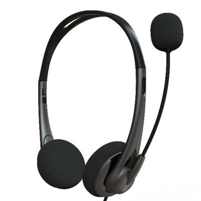 China Professional Computer Headset Call Center Headband USB Earphone Noise Reduction Single Universal Listening for sale