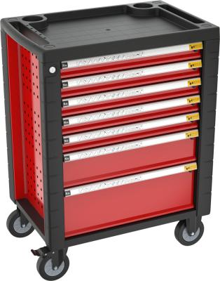 China Car Repair 232 Pcs 7 Drawer Mobile Repair Tool Heavy Cart Tool Storage Sets Cabinet for sale