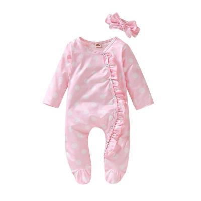 China 100% Cotton New Born Long Sleeve Kids Jumpsuit Girl Clothes Infant Onesie Costume Baby Romper Casual Quantity Cotton Unisex for sale