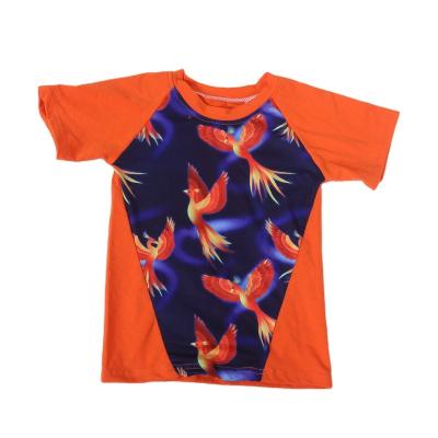 China Baby Viable Animal Fashion Kids Casual Phoenix 3D Print T-shirt Short Sleeve Boys Stitches Tops Streetwear Child T-shirt Clothing for sale