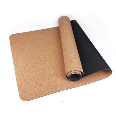 China Printed Design Eco Friendly Hot Selling Waterproof Cork Yoga Mats Custom Made for sale