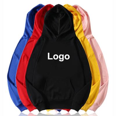 China Plain Blank Sweatshirts Custom Logo Pullover Men's Hoodies Cotton Unisex Wholesale Anti-Shrink for sale