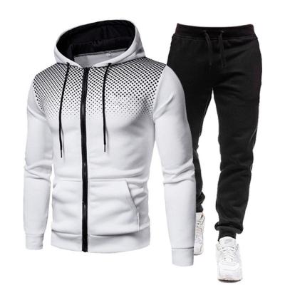 China Wholesale Custom Mens Print Autumn Clothing Anti-UV Tracksuit 2 Piece Pants Set Mens Hoodie And Jogger Suit Sets for sale