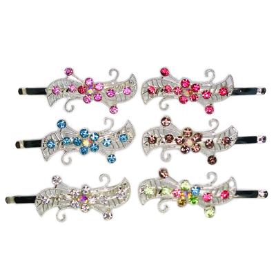 China Hair Decoration Accessories Fashion Women New Hair Accessories Flower Shell Beads Crystal Handmade Hair Clip for sale