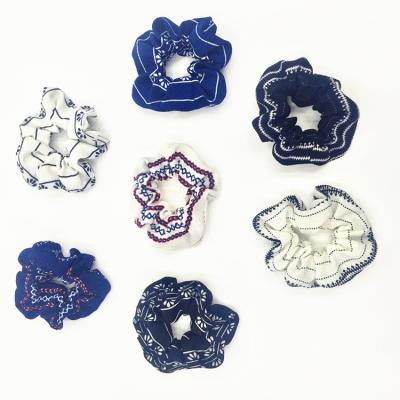 China New Fashion Beauty Chiffon Women Hair Accessories Multicolor Elasticity Hair Scrunchies Large Intestine Hair Scrunchies High for sale